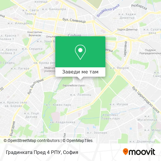 Градинката Пред 4 РПУ карта
