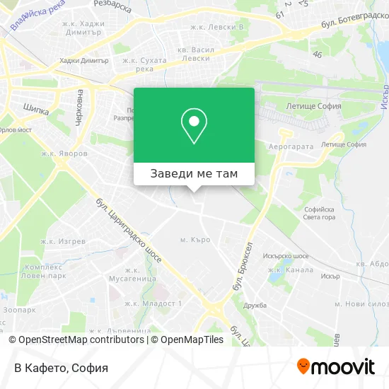 В Кафето карта