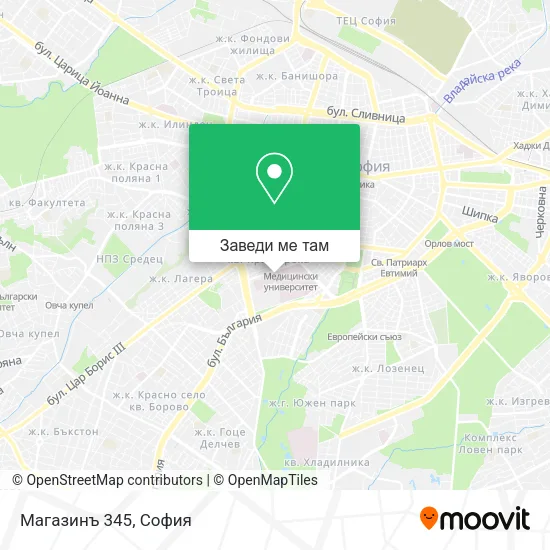 Мaгaзинъ 345 карта