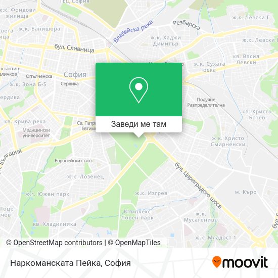 Наркоманската Пейка карта