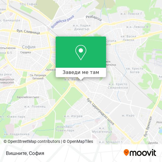 Вишните карта