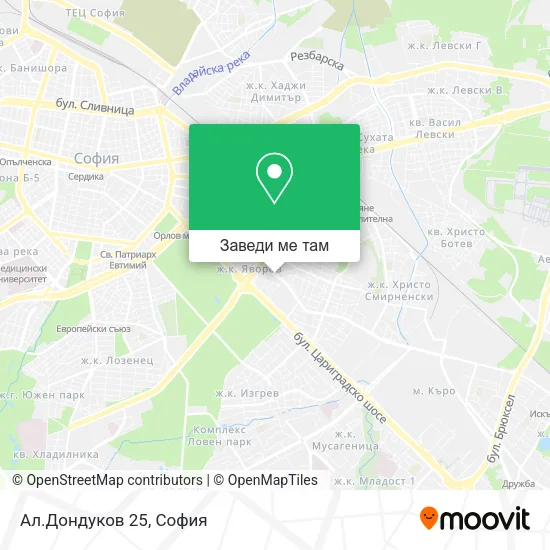 Ал.Дондуков 25 карта