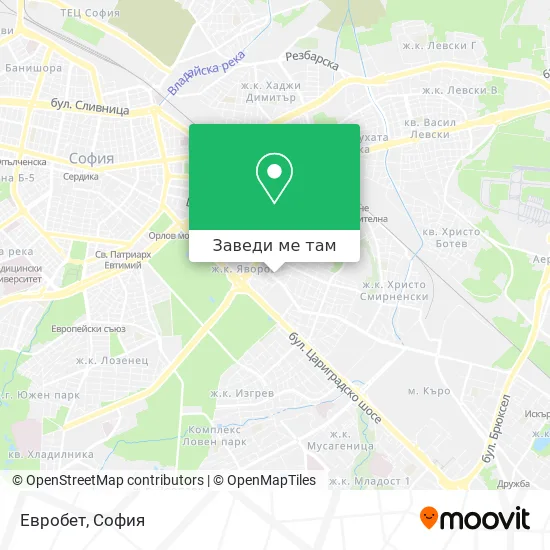 Евробет карта