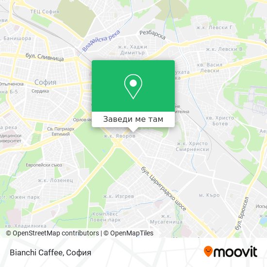 Bianchi Caffee карта