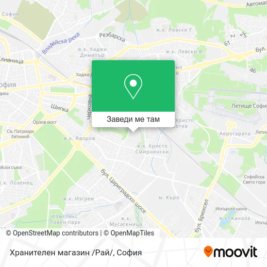 Хранителен магазин /Рай/ карта