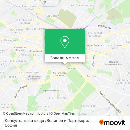Консултантска къща /Велинов и Партньори/ карта