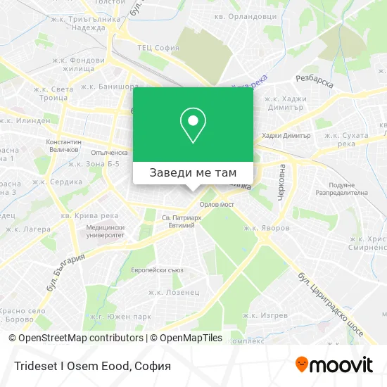 Trideset I Osem Eood карта