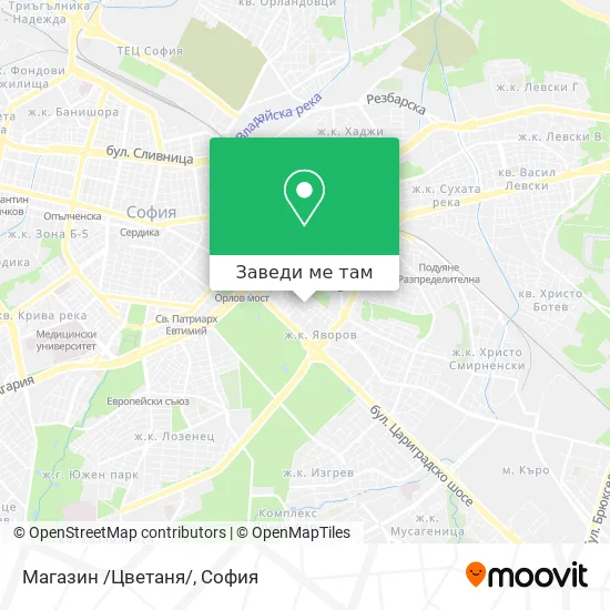 Магазин /Цветаня/ карта