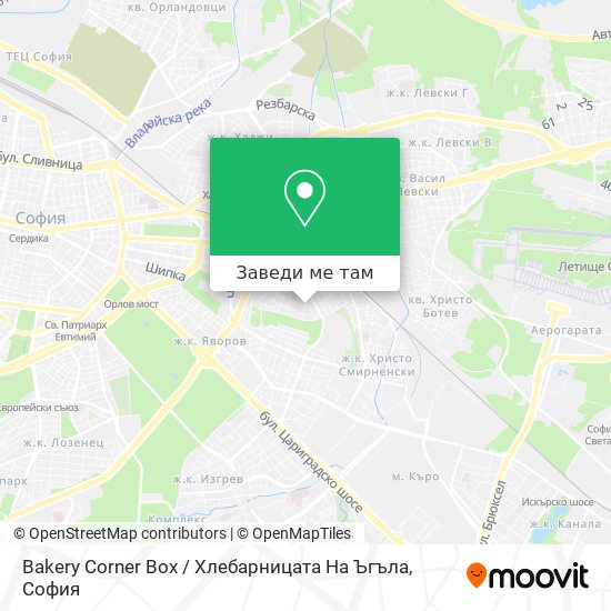 Bakery Corner Box / Хлебарницата На Ъгъла карта