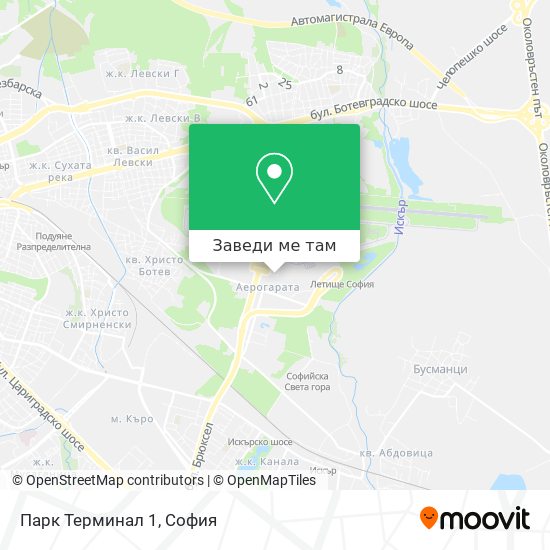 Парк Терминал 1 карта