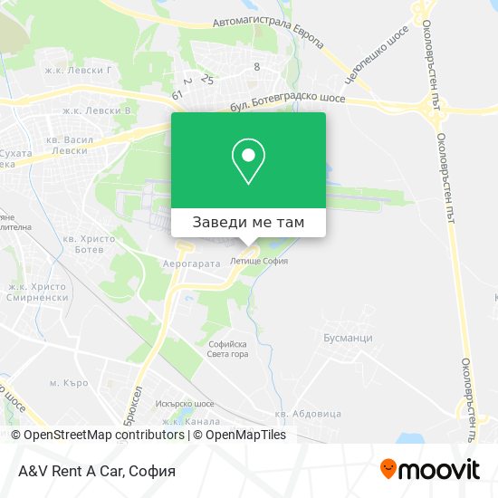 A&V Rent A Car карта