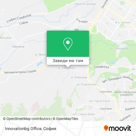 Innovationbg Office карта