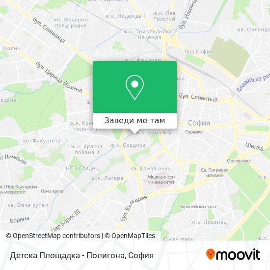 Детска Площадка - Полигона карта