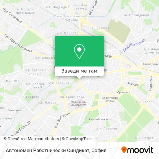 Автономен Работнически Синдикат карта