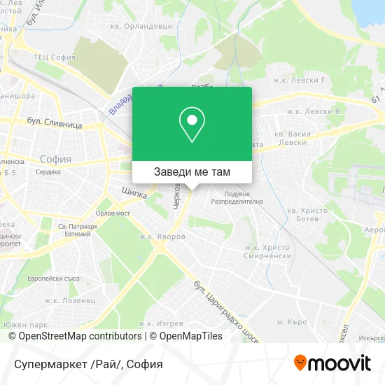 Супермаркет /Рай/ карта