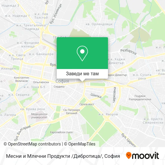 Месни и Млечни Продукти /Дибротица/ карта