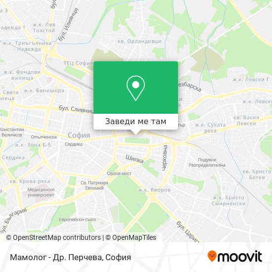 Мамолог - Др. Перчева карта