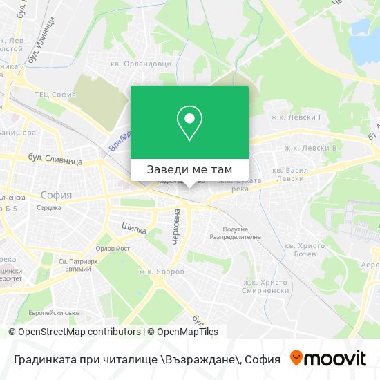 Градинката при читалище \Възраждане\ карта