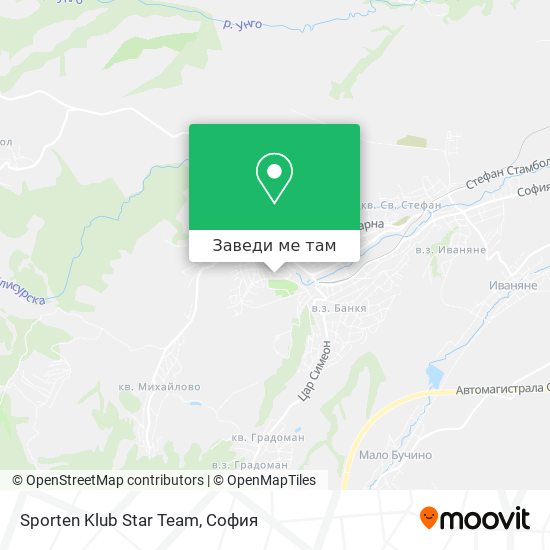 Sporten Klub Star Team карта