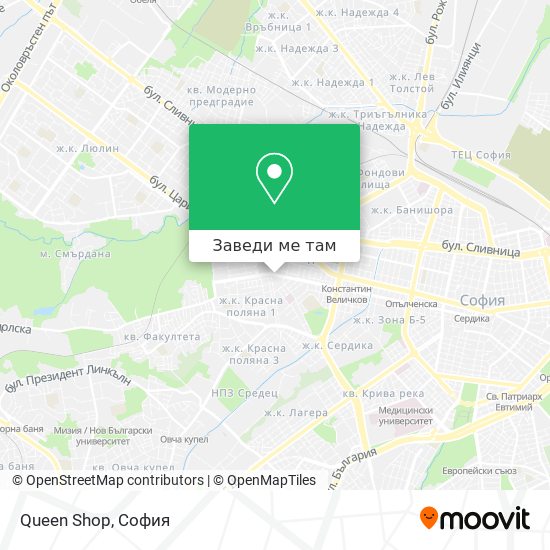 Queen Shop карта