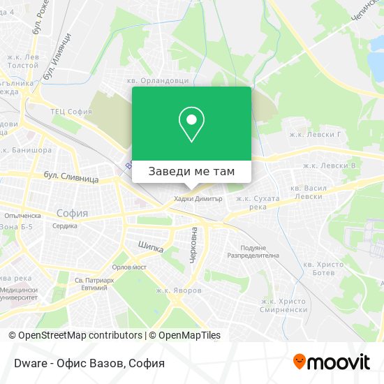 Dware - Офис Вазов карта