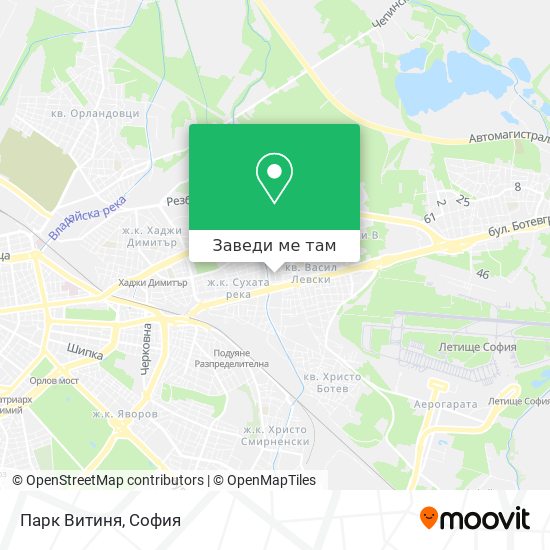 Парк Витиня карта
