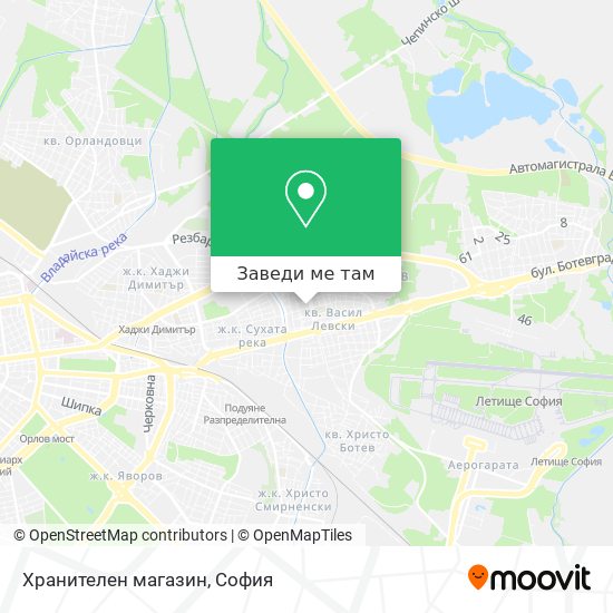 Хранителен магазин карта