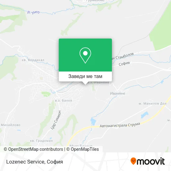 Lozenec Service карта