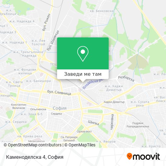 Каменоделска 4 карта