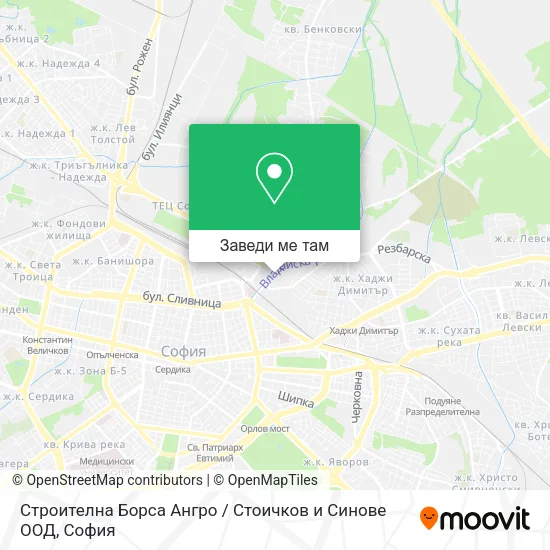 Строителна Борса Ангро / Стоичков и Синове ООД карта