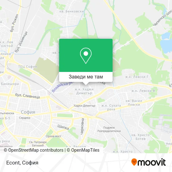 Econt карта