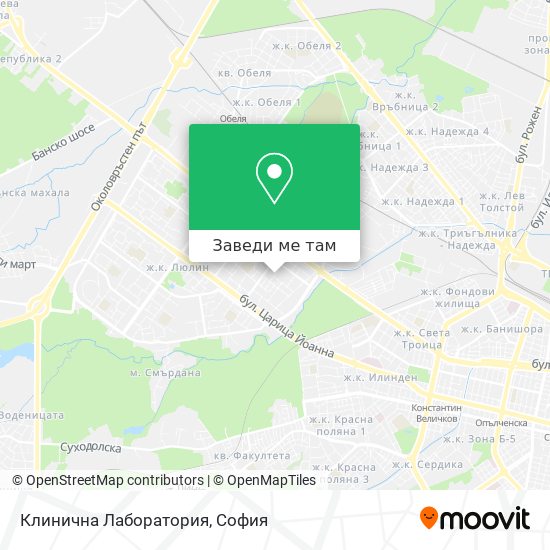 Клинична Лаборатория карта