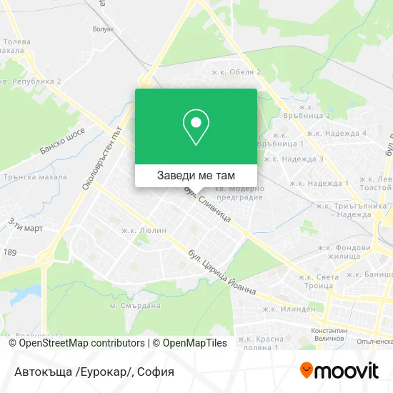 Автокъща /Еурокар/ карта