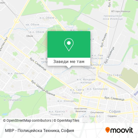 МВР - Полицейска Техника карта