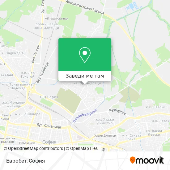 Евробет карта