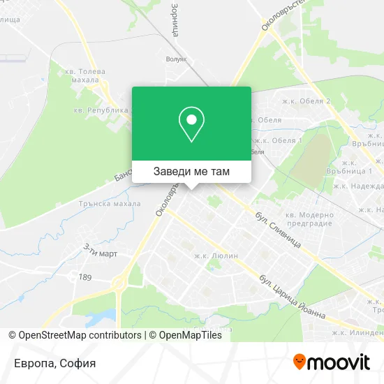 Европа карта