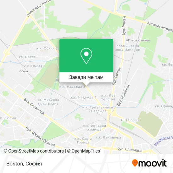 Boston карта