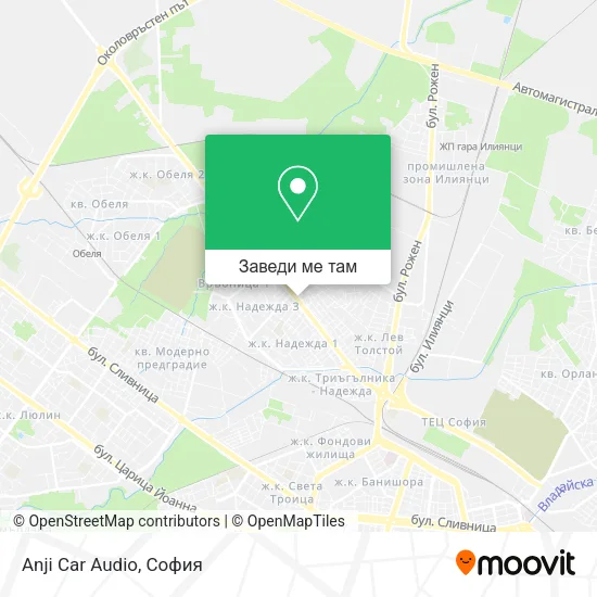 Anji Car Audio карта