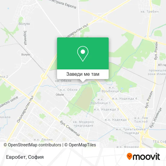 Евробет карта