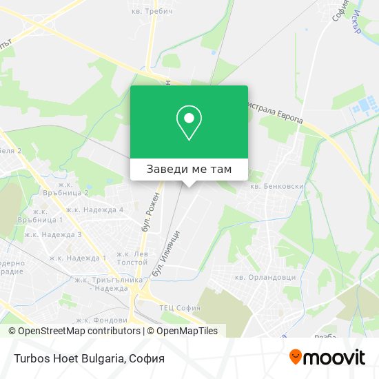 Turbos Hoet Bulgaria карта
