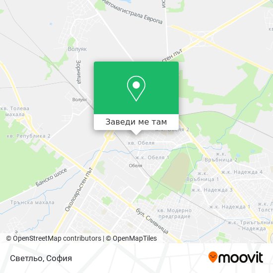 Светльо карта