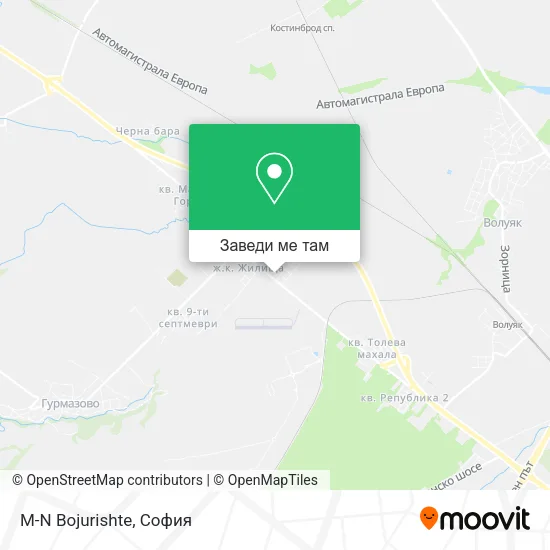 M-N Bojurishte карта