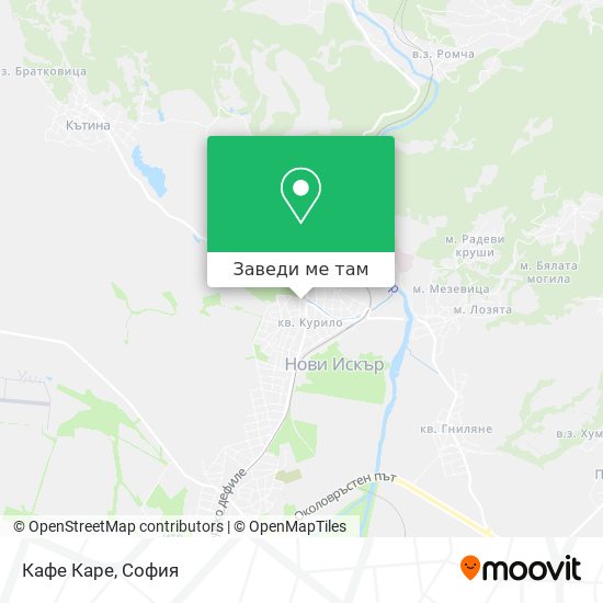Кафе Каре карта