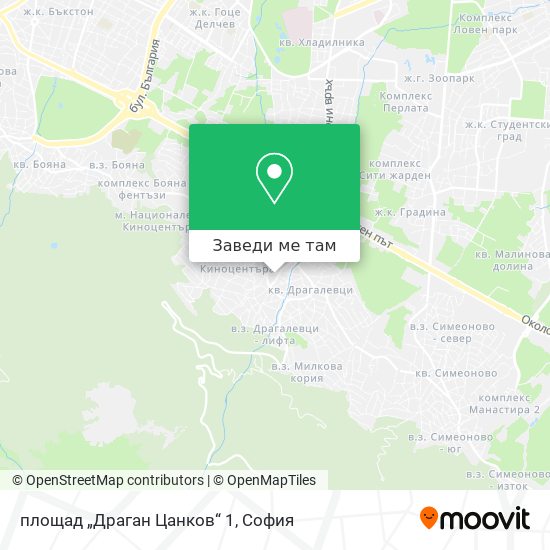 площад „Драган Цанков“ 1 карта
