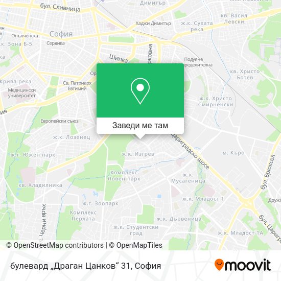 булевард „Драган Цанков“ 31 карта