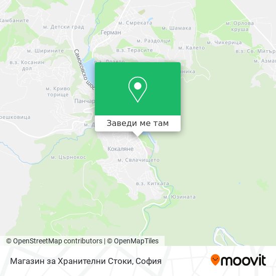 Магазин за Хранителни Стоки карта