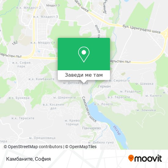 Камбаните карта