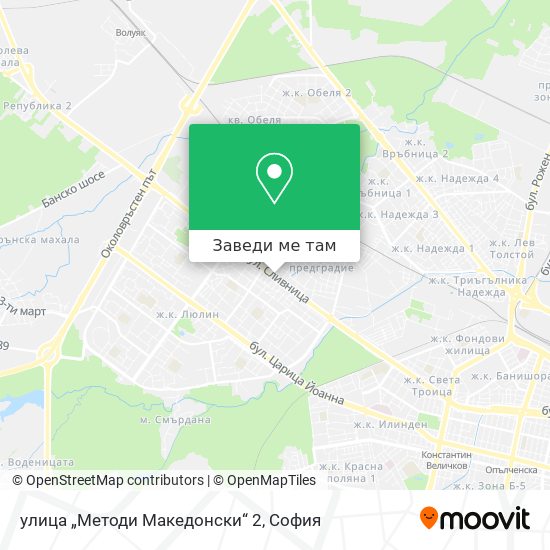 улица „Методи Македонски“ 2 карта