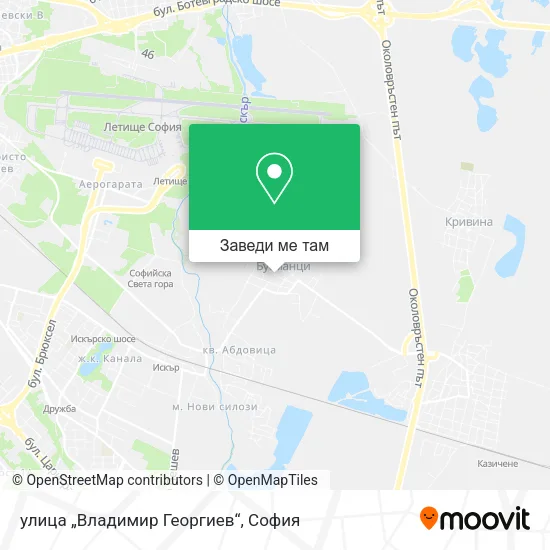 улица „Владимир Георгиев“ карта