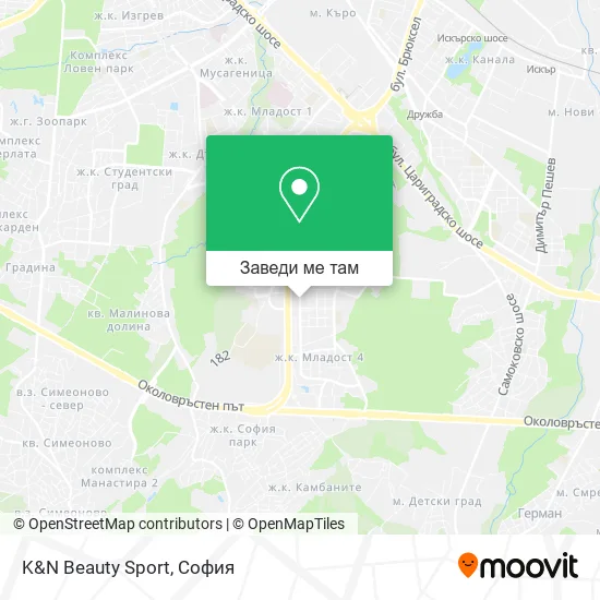 K&N Beauty Sport карта